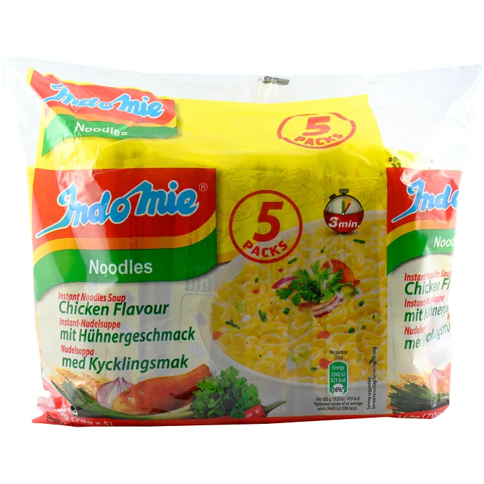 Snabbnudlar Kyckling 70g 5-p Indomie