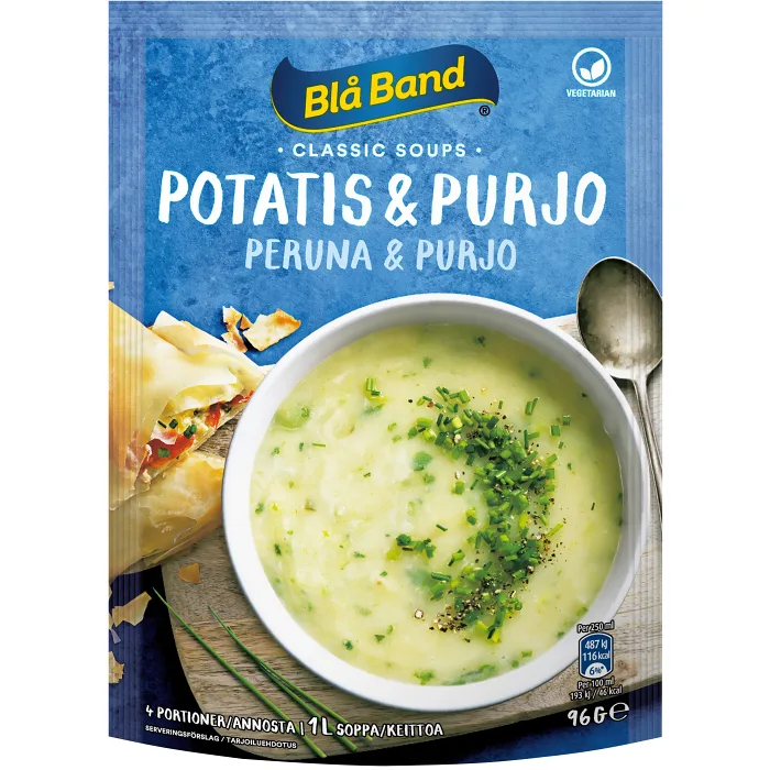 Soppa Potatis Purjolök 96g Blå Band