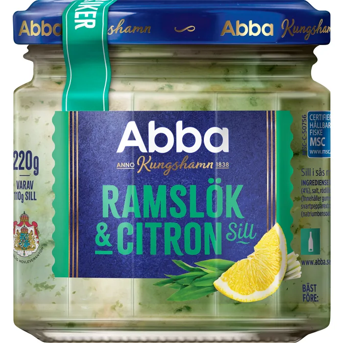 Ramslök & Citronsill 220g Abba