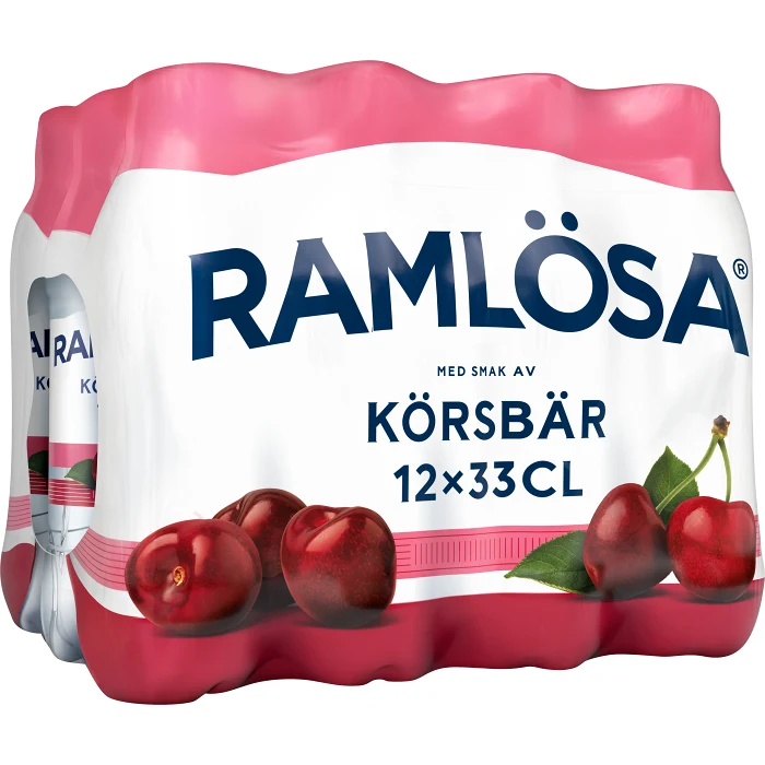 Kolsyrat vatten Körsbär 12x33cl Ramlösa