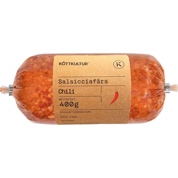 Salsicciafärs Färsk Chili 400g Köttkultur