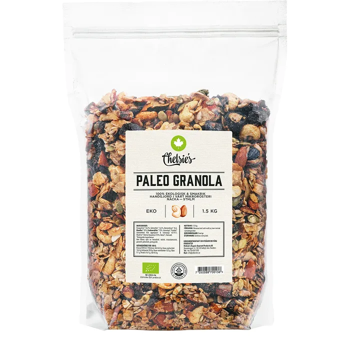 Granola Paleo Ekologisk 1500g Chelsie's