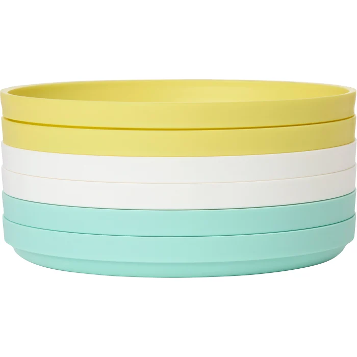 Tallrik 3 färger 6-p ICA