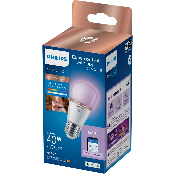 SMART LED WiZ Klot Color 470lm(40W) E27 Philips