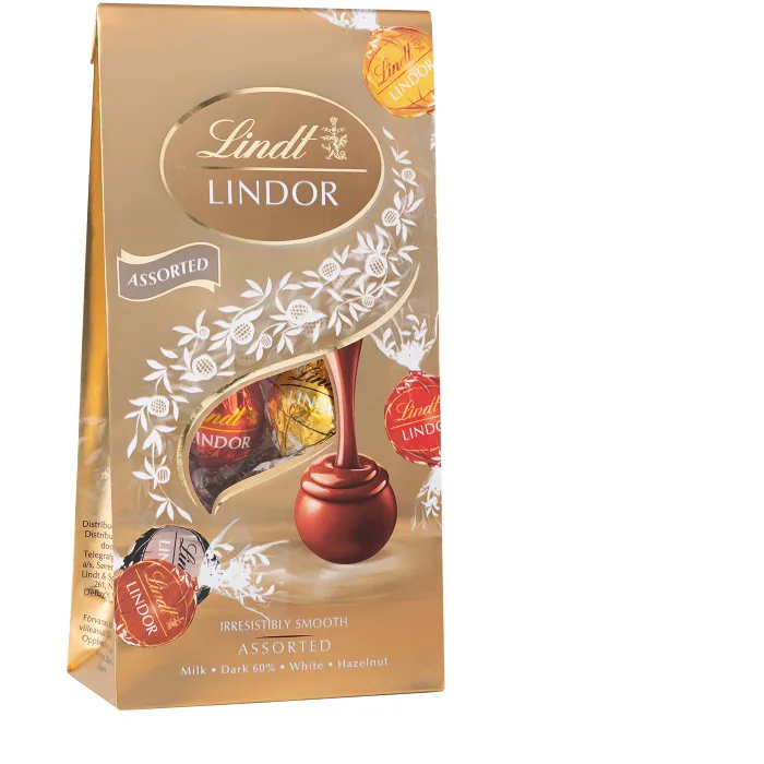 Chokladpralin Lindor Bag Assorted 137g Lindt