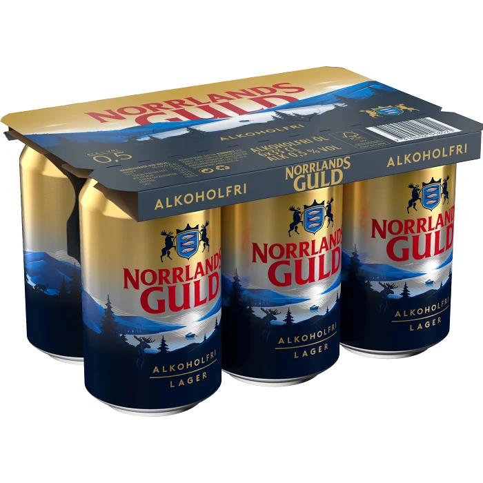 Öl Alkoholfri 33cl 6-p Norrlands Guld