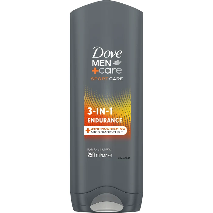 Duschtvål 3-in-1 Endurance Sport Care 250ml Dove Men Care
