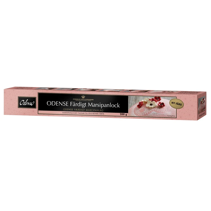 Marsipanlock Rosa 200g Odense