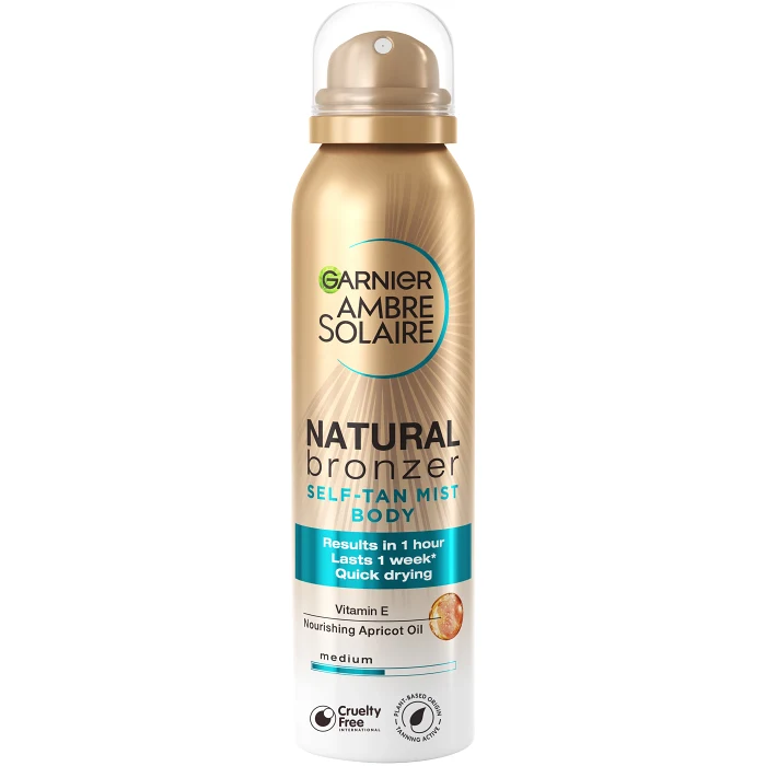 Bronzer Natural Self tan Mist body 150ml Ambre Solaire