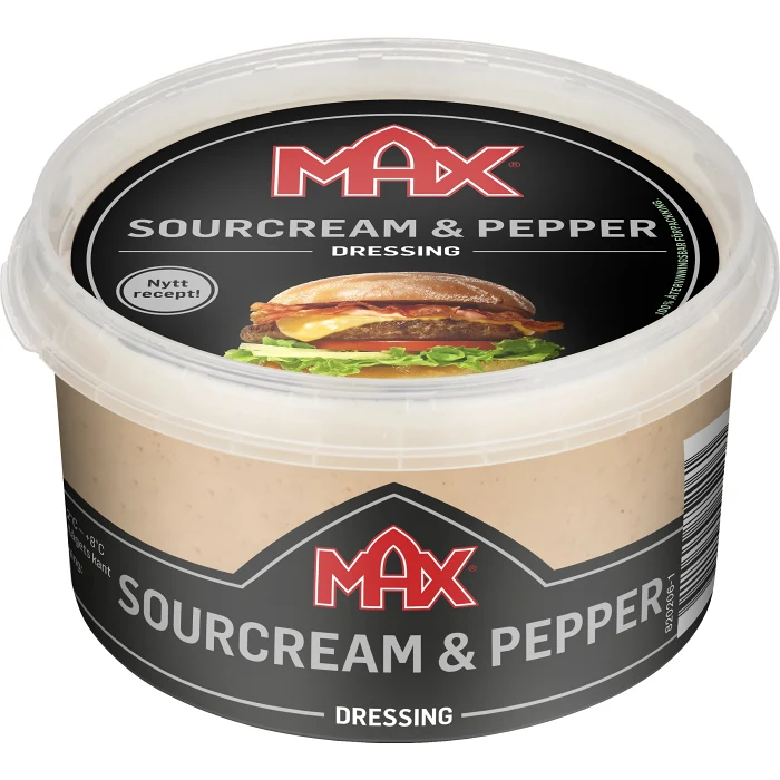 Dressing Sourcream och Pepper 220ml Max