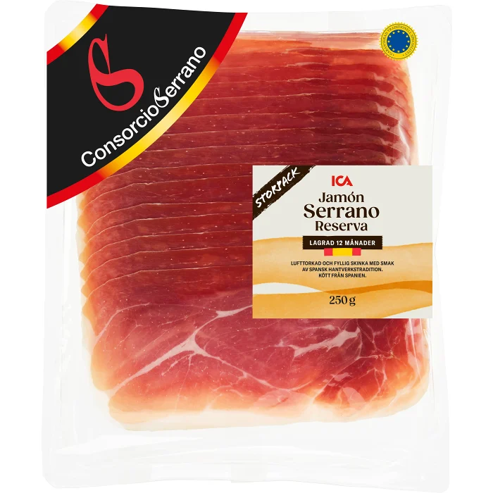 Jamón Serranoskinka 250g ICA