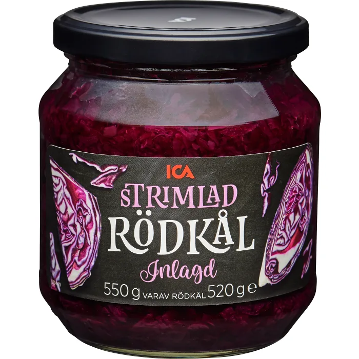 Strimlad Rödkål 550g ICA