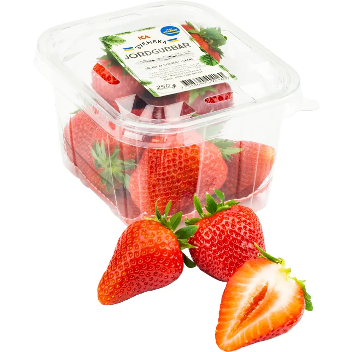 Jordgubbar Svenska 250g Klass 1 ICA