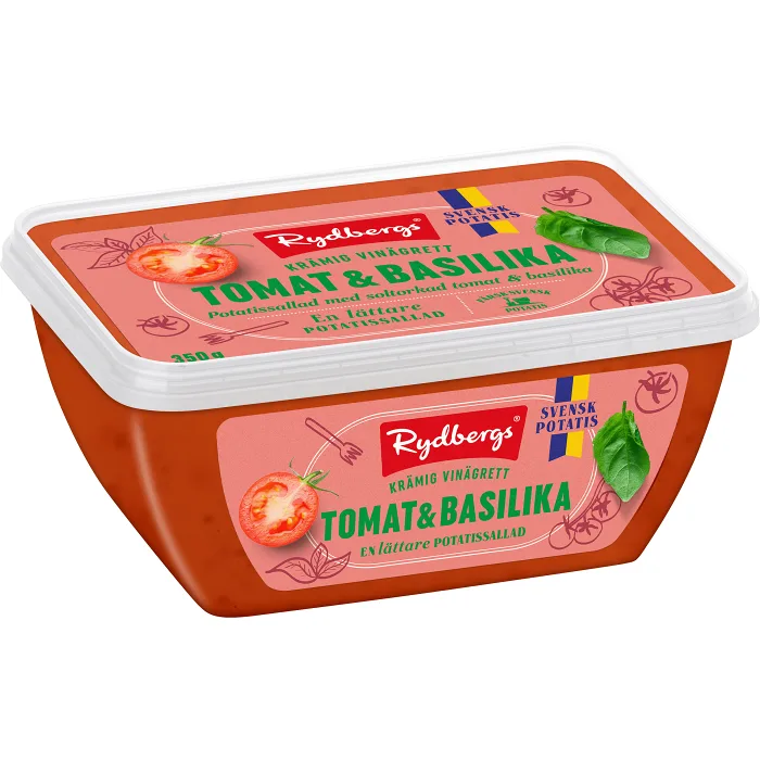 Potatissallad Krämig Vinägrett Tomat/Basiika 350g Rydbergs