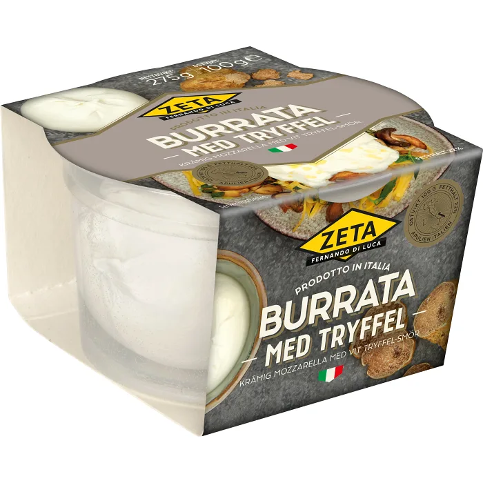 Burrata med tryffel 275g Zeta