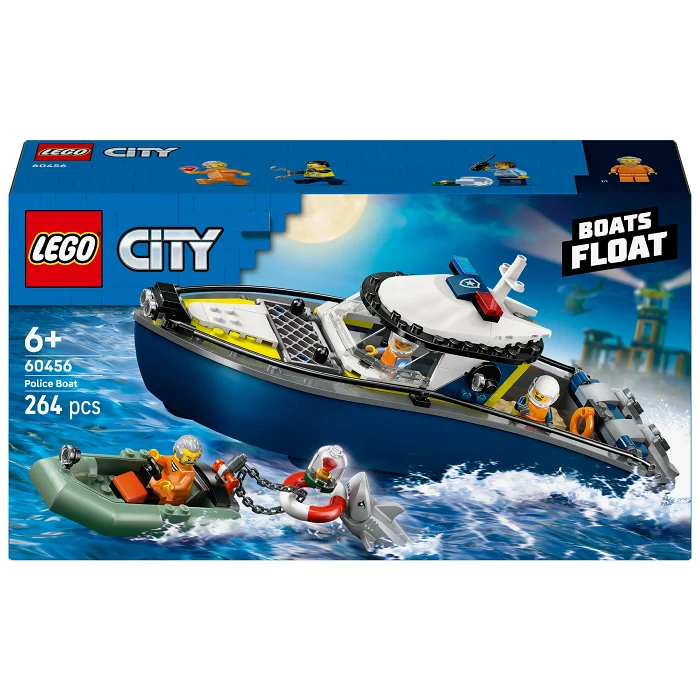LEGO City Polisens båtjakt 60456