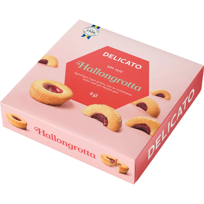 Hallongrotta 4-p 168g Delicato