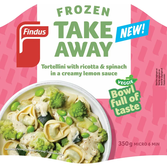 Frozen Take Away Tortellini 350g Findus