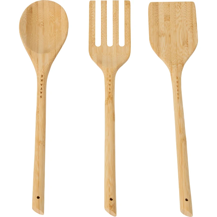 Köksredskap set bambu 3st Satake