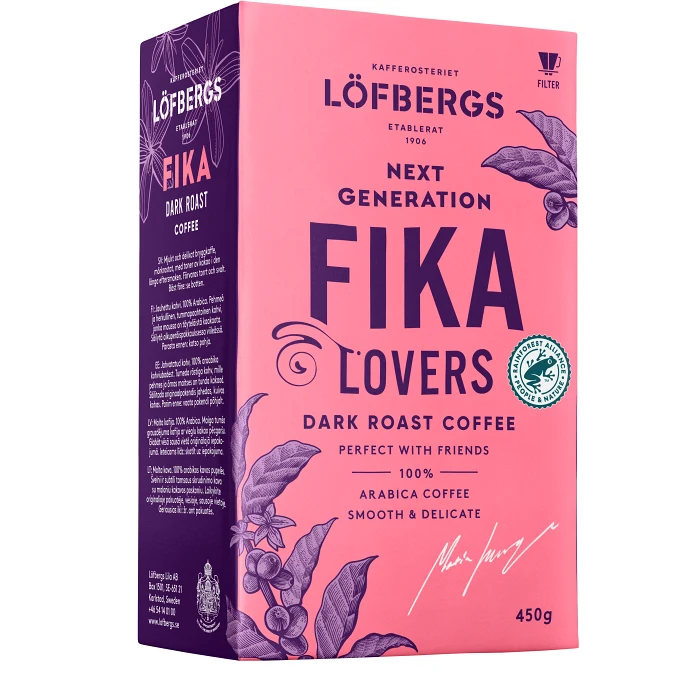 Bryggkaffe Fika Dark Roast 450g Löfbergs