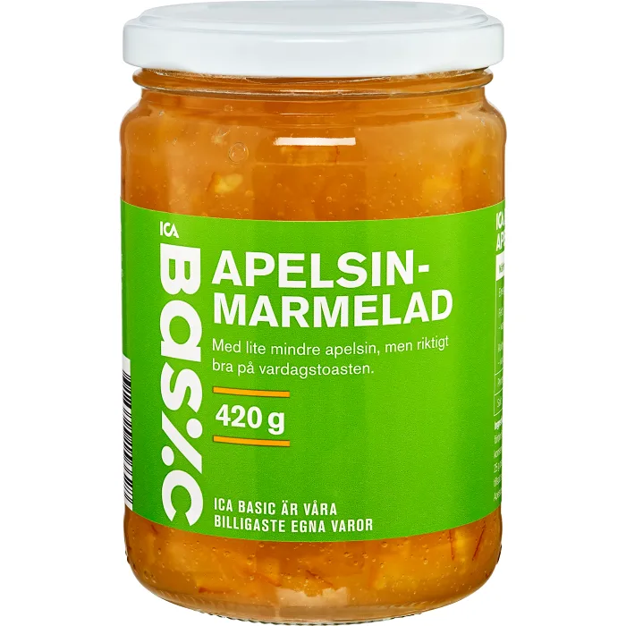 Apelsinmarmelad 420g ICA Basic