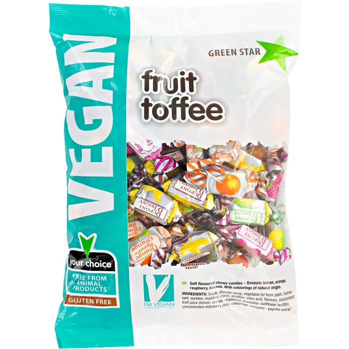 VEGAN Fruit toffee Greenstar