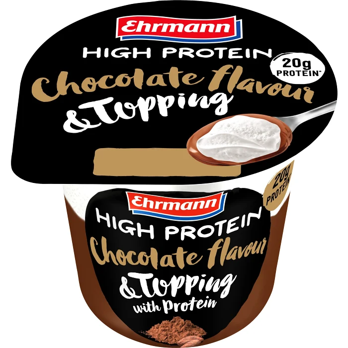 Proteinpudding Choklad Grädde 2,4% 200g Ehrmann