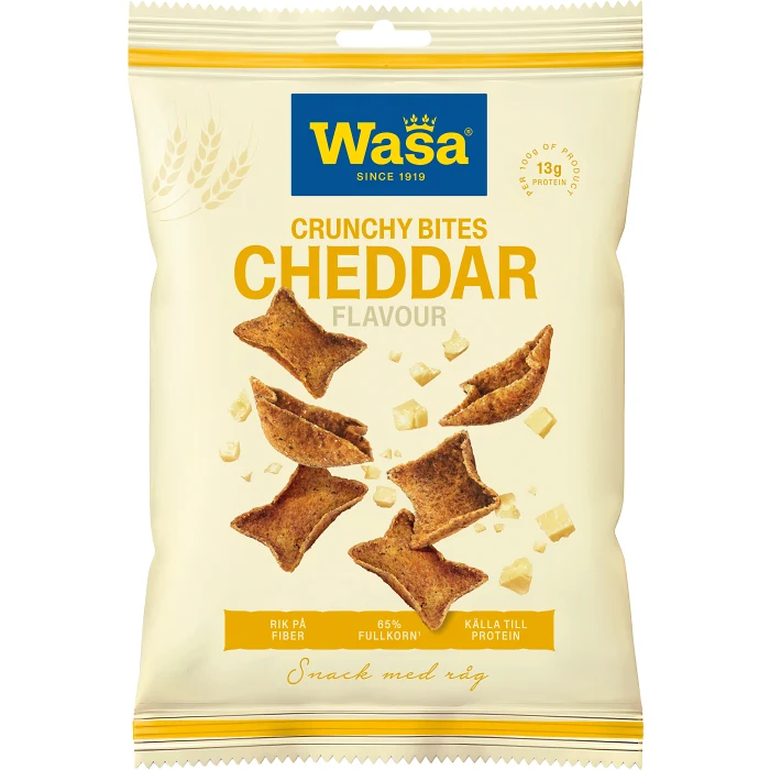 Crunchy Bites Cheddar 100g Wasa