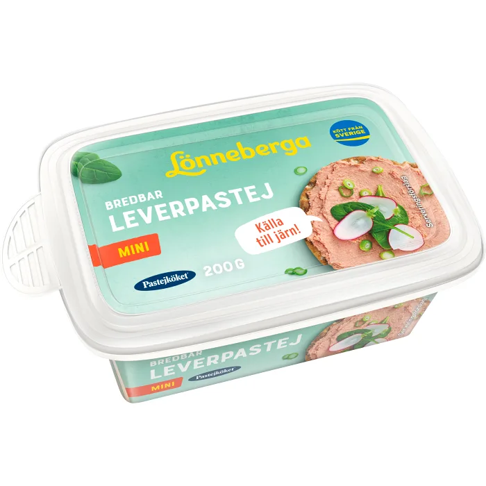 Leverpastej Mini Bredbar 200g Pastejköket
