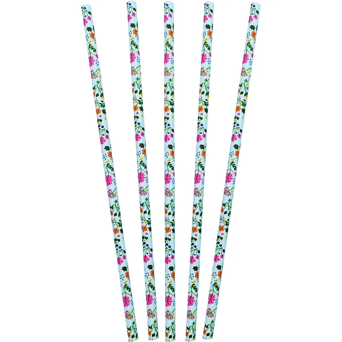 Sugrör blommor 30-p Festive