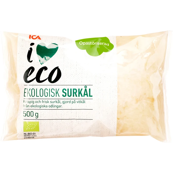 Surkål 500g KRAV Klass 1 ICA I love eco