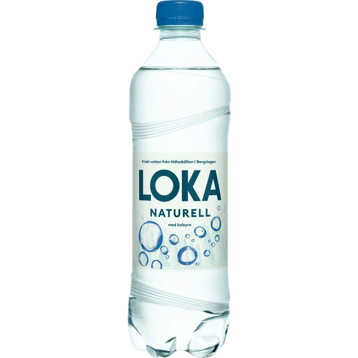 Vatten Kolsyrat Naturell 50cl Loka