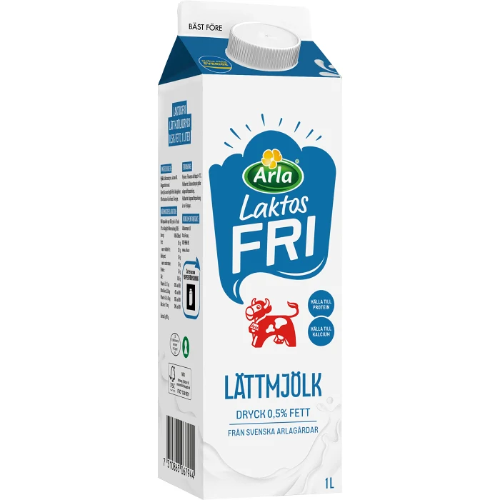 Lättmjölkdryck 0,5% Laktosfri 1l Arla Ko®