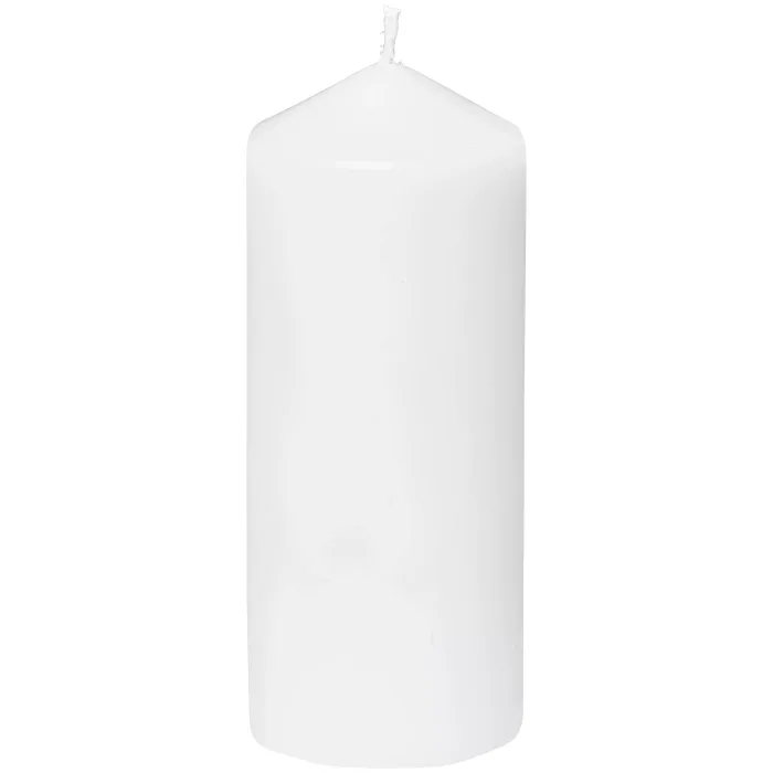 Blockljus vit H18cm ICA