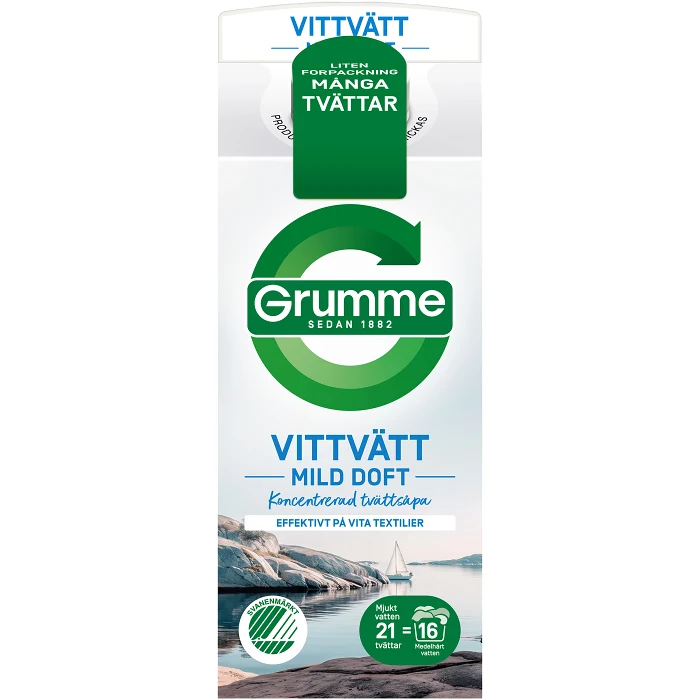 Tvättmedel Flytande Vittvätt 750ml Grumme
