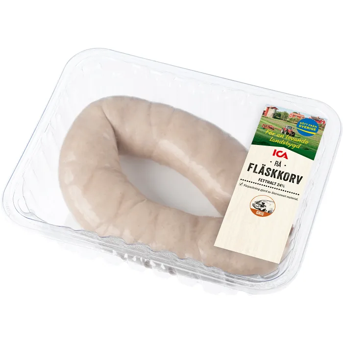 Fläskkorv rå 400g ICA