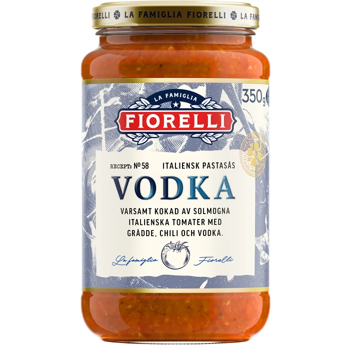 Pastasås med Vodka 350g Fiorelli