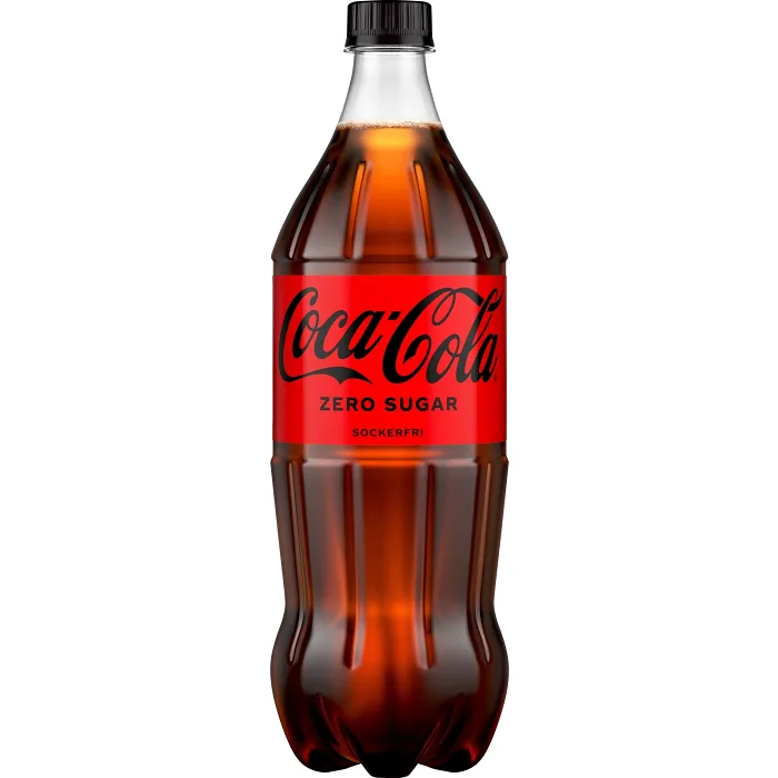 Läsk Cola Zero 1l Coca-Cola