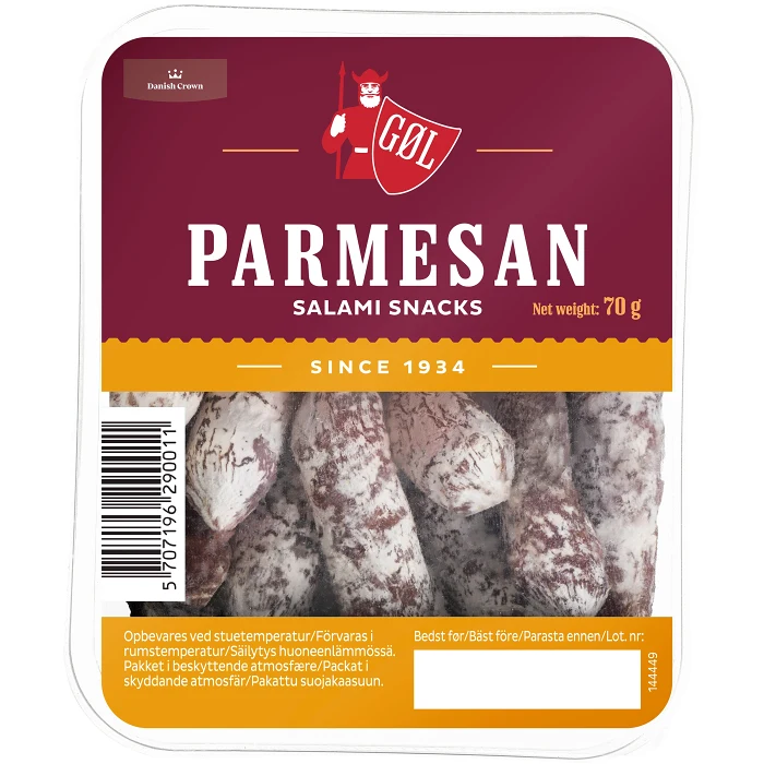 Salami Snacks Parmesan 70g Göl