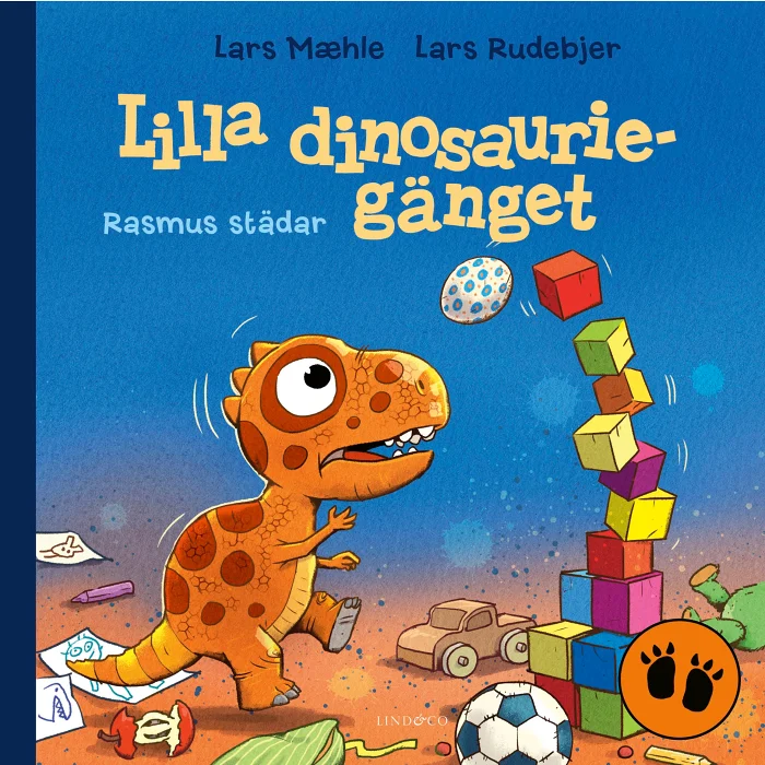 Lilla dinosauriegänget. Rasmus städar
