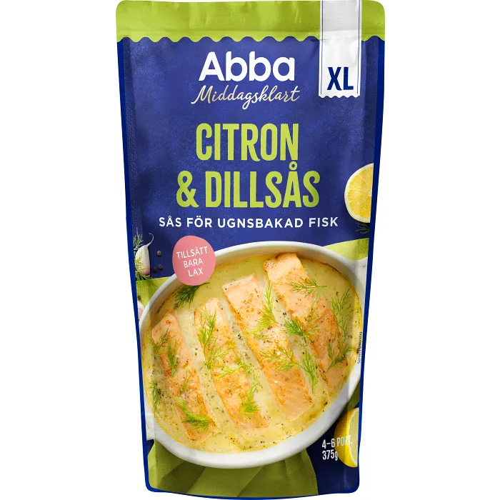 Citron Dillsås XL 375g Middagsklart Abba