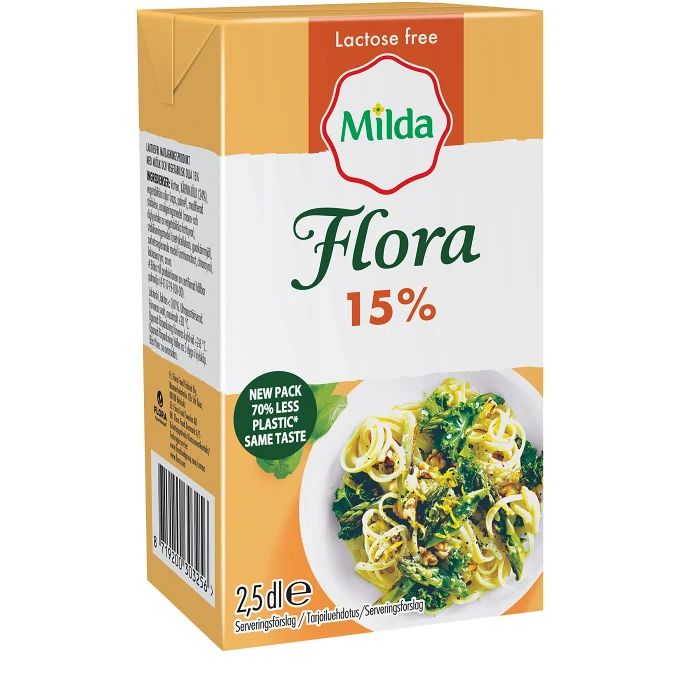 Matlagningsalternativ Mat 15% Laktosfri 250ml Flora