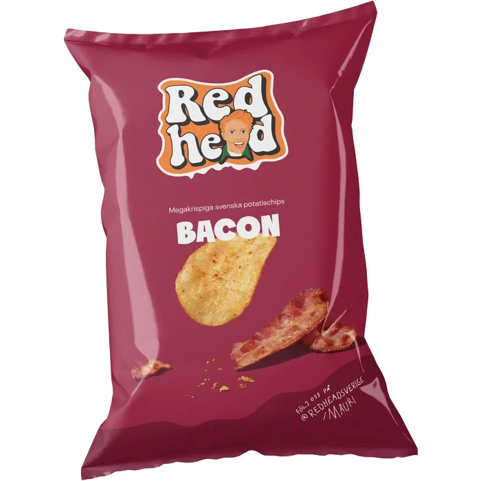 Chips Bacon 150g Redhead