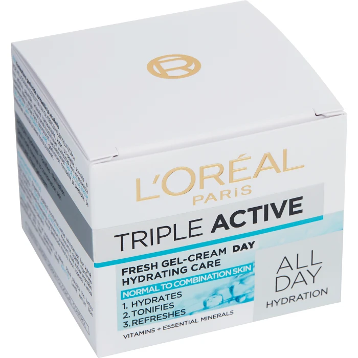 Ansiktskräm Triple active fresh Normal till blandhy 50ml Loreal