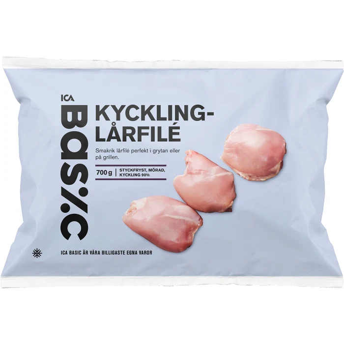 Kycklinglårfilé 700g ICA Basic