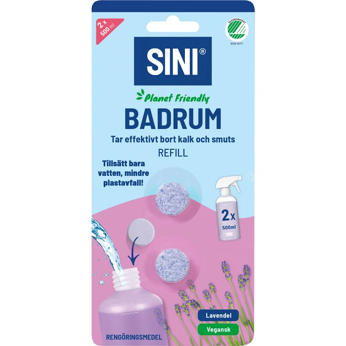 Rengöringstabeltt Badrum refill 2-p SINI