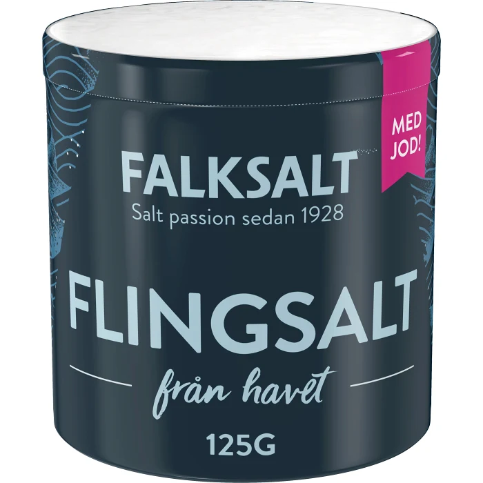 Flingsalt med Jod 125g Falksalt