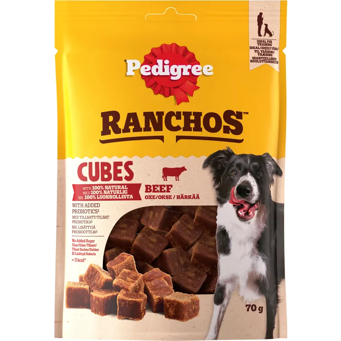 Hundgodis Cubes Beef 70g Pedigree
