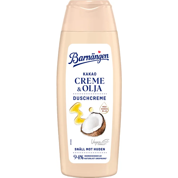 Duschkräm Kokosolja Kakao 250ml Barnängen