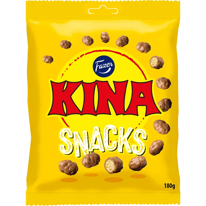 Kina Gul Snacks 180g Fazer